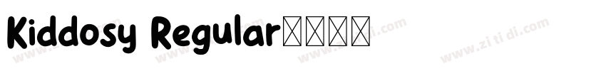 Kiddosy Regular字体转换